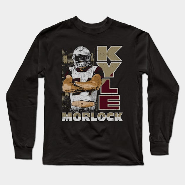 Kyle Morlock College Design Long Sleeve T-Shirt by ClarityMacaws